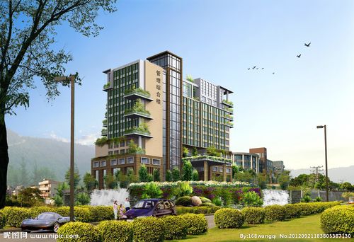建筑效果图_建筑设计_环境设计_设计图库_昵图网nipic